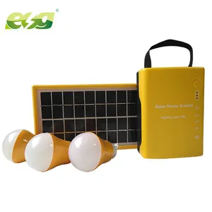 Esg năng lượng nhà hệ thống ánh sáng Kit điện mini 220V năng lượng mặt trời Máy phát điện nhà máy năng lượng mặt trời Máy phát điện di động với ánh sáng