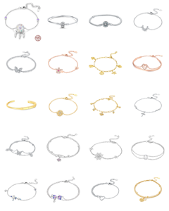 Cadenas de Pie Plateadas <span class=keywords><strong>con</strong></span> Dijes de Corazón de Circonia y Oro de 18k, a la Moda para la Playa en Verano - Product Image 1