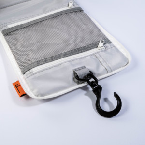 Bolsa de cosméticos de maquillaje de almacenamiento de viaje de gran capacidad profesional logotipo personalizado nailon y cuero con cremallera para todas las personas - Product Image 5