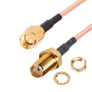 Coaxial Cable Extension 10cm 15cm 20cm SMA Female To SMA Male RG178 RG316 RF Coaxial Cable Assembly