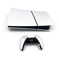 Console PlayStation Slim Disc Edition 95 % neuve, 1 To, Blu-ray 4K UHD, manette sans fil DualSense, console de jeu PS5 Slim