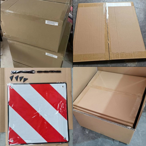 Panneau d'avertissement Italie Porte-vélos 50 x 50 cm en aluminium – Utilisé pour vélos, <span class=keywords><strong>camping</strong></span>-cars, caravanes (Italie, <span class=keywords><strong>Espagne</strong></span>) - Product Image 2