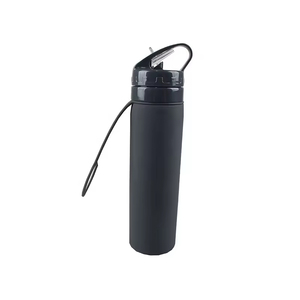 Bouteille d'eau de sport moderne en silicone portable sans BPA, haute isolation, pour <span class=keywords><strong>le</strong></span> <span class=keywords><strong>camping</strong></span>, boisson directe en plein air - Product Image 1