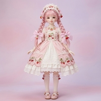 Poupée BJD Sweet Lolita de 60 cm, en résine, articulée, ensemble complet, tenue Kawaii, cadeau pour collectionneur