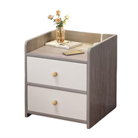 Table de chevet simple et moderne, petite armoire de rangement domestique, étagère de rangement, mini-meuble de chambre à coucher tendance en MDF