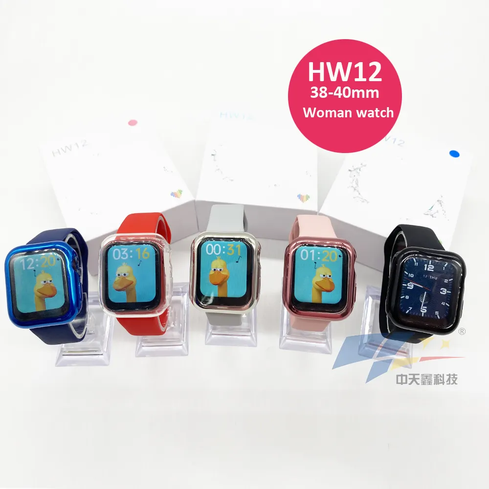 Hw12 Serie 6 1.57 Inch Kids Smart Watch Fitness Tracker Hartslagmeter Horloges Custom Wallpaper Smart Watch Hw12