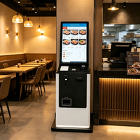 Kiosque de commande automatique pour restaurant, terminal de commande de nourriture en libre-service sur pied avec écran tactile, intégration de système de paiement et SDK