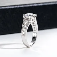 Bague en argent sterling 925 de la marque MuShan, bague en moissanite, bague artisanale pour amoureux, plaquée or véritable 18 carats, bagues fines brevetées MST