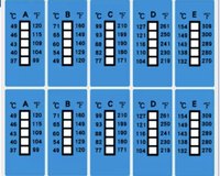 Etiqueta Indicadora de Temperatura Irreversible Multinivel, Autoadhesiva, Sensible al Calor, Serie WDJ de PET, para Uso Eléctrico