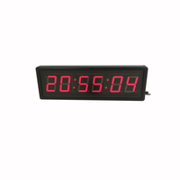 Jam Dinding Digital Mini 1,5 Inci dengan Layar Elektrik, Desain Kontemporer Motif Still Life Bergaya Antik, Berbahan Logam Persegi, Bertenaga Listrik