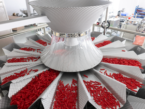 Máquina de Envasado de Alimentos con Pesaje Multicabezal y Sellado Cuádruple para Frutos Secos, Miel, Dátiles, Galletas, Bocadillos Inflados - Product Image 2