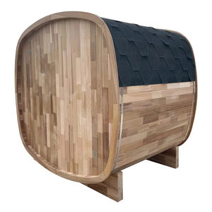 Sauna de Vapor Seco Moderna para Exteriores, Grande, de Madera de Cedro Rojo Canadiense, con Calentador de 6000W - Product Image 6