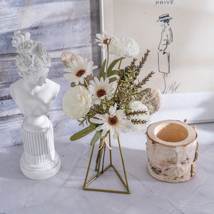 CallaFloral Ramo de Margaritas Artificiales de Tela Plástica Tejida para Decoración de Bodas y Hogar CF01218C - Product Image 2