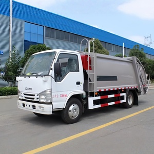 1Brand New 1SUZU 100P 4X2 5CBM Compress Garbage Rear Loading Disposal Refuse <b>Waste</b> Truck - Product Image 2