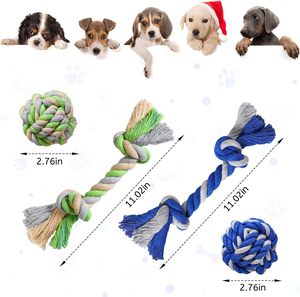 Jouet pour chien en corde de coton durable en gros, jouet à mâcher pour animaux de compagnie - Product Image 6