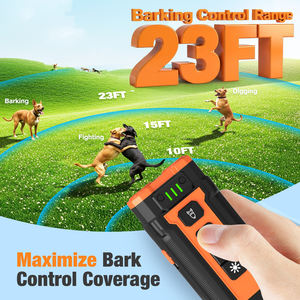 Ultrasonic Anti Barking dispositivo Pet Dog Bark dissuasor dispositivo ao ar livre Handheld 2X Ultrasonic Stray Dog Repeller para todos os cães - Product Image 4