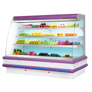 Thương mại dọc multideck Trái Cây Rau sữa tủ lạnh <span class=keywords><strong>Showcase</strong></span> mở hiển thị Máy làm lạnh - Product Image 2