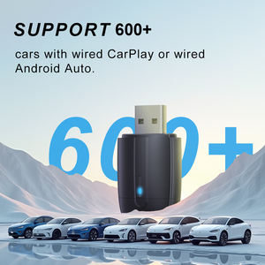 อะแดปเตอร์ในรถแบบ USB ชนิด C สองพอร์ต2-in-1ในตัว WiFi บลูทูธรับประกัน1ปีสำหรับ CarPlay Android Auto - Product Image 6