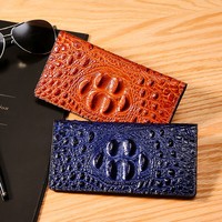 Langsung dari Produsen, Ini Adalah Dompet Tipis Wanita Berbahan Kulit PU, Bermotif Kulit Buaya, Tahan Air Berlapis-lapis.