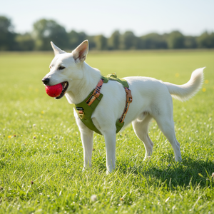 สายรัดสุนัขแบบยุทธวิธี ทำจากไนลอนคุณภาพสูง ทนทาน พร้อมหัวเข็มขัดปรับได้ สำหรับสุนัขขนาดกลางและขนาดใหญ่ - Product Image 3