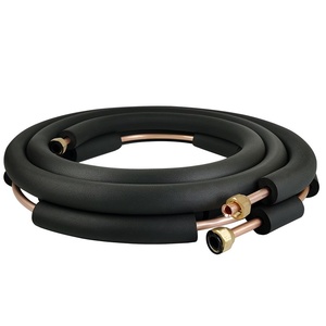 Tubería <span class=keywords><strong>de</strong></span> <span class=keywords><strong>Cobre</strong></span> Aislada con Espuma <span class=keywords><strong>de</strong></span> PE C12200, <span class=keywords><strong>Recocida</strong></span> Suavemente, para Aire Acondicionado - Product Image 1