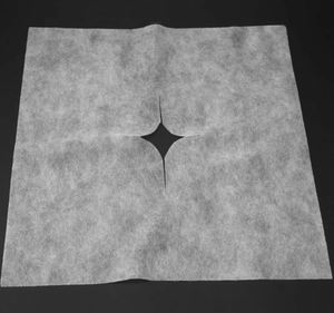 Serviettes jetables imperméables en tissu non tissé pour lit de massage, avec trou carré, pliables, pour usage domestique, avec couvre-trou uni - Product Image 5