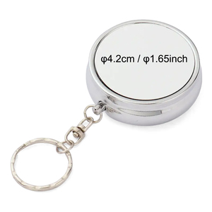 Draagbare metalen <span class=keywords><strong>asbak</strong></span> sleutelhanger met sigarethouder, modern design, nieuwe sublimatieprint, zakasbak sleutelhanger - Product Image 4