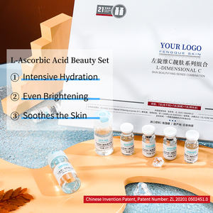 Fabrika özel etiket parlatma Anti sararma kaybolur Melanin <span class=keywords><strong>L</strong></span> askorbik asit <span class=keywords><strong>C</strong></span> vitamini dondurularak kurutulmuş Serum seti - Product Image 3