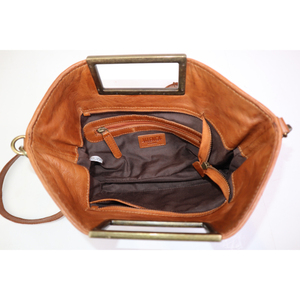 Nuevo Bolso de Mano de Cuero Genuino para Mujer, Gran Capacidad, Piel de Vacuno de Grano Completo, Logotipo Personalizado, Venta al Por Mayor - Product Image 5