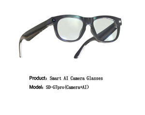 2025 OEM ODM 3D VR <span class=keywords><strong>Android</strong></span> Eye Glasses Chatgpt Translator con Blue tooth Video Camera Display Hardware AI Smart Glasses - Product Image 5