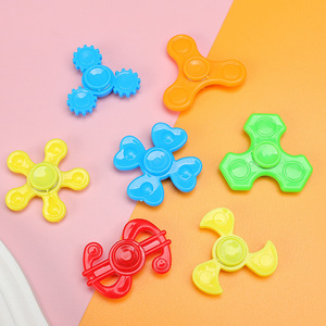 Mini Fidget Spinners pour enfants, jouets éducatifs portables en plastique pour soulager le stress, 5 à 7 ans, unisexe, colorés, transfrontaliers - Product Image 2
