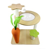 Arbre à gratter pour chat de haute qualité à prix compétitif, griffoir pour chat, planche à gratter, structure d'escalade pour chat intégrée en forme de capsule spatiale