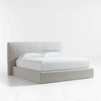 FERLY Hot Selling Anpassung Neues modernes Luxushotel King Size Schlafzimmer möbel Holz gepolstertes Bett