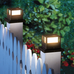 Luces LED Solares para Postes, Luces Decorativas para Cercas, Pilares y Terrazas, Compatibles con Postes de <span class=keywords><strong>Madera</strong></span> de 4x4, 5x5 o <span class=keywords><strong>6x6</strong></span> para Jardín y Patio - Product Image 3