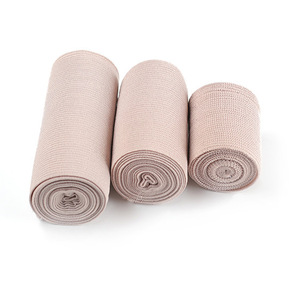 ผ้าพันแผลยืดหยุ่น 7.5 ซม. x 4.5 ม. สีเนื้อ ผ้าฝ้าย สำหรับพันป้องกันการบาดเจ็บจากการเล่นกีฬา - Product Image 2