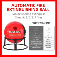 Boule de feu automatique en poudre ABC de 1.3kg Boule de lutte contre l'incendie Boule d'extincteur