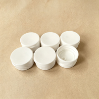 Bouchon à rabat côtelé 28/400 en plastique PP avec fermeture à charnière pour bouteille de détergent cosmétique, couleur Pantone personnalisée