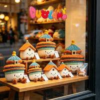 Porte-clés en peluche personnalisé en forme de hamburger mignon, pendentif doux en peluche pour décoration de sac, cadeau promotionnel