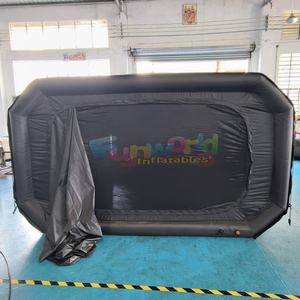 Carpa inflable portátil, ligera, impermeable, tipo cubo, para acampar al aire libre. - Product Image 3