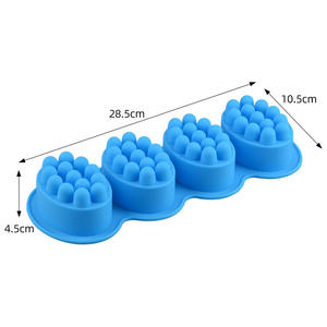 SILIKOLOVE Fabrica Moldes de Silicona para Jabón Corporal de 4 Cavidades, Ovalados, 100% de Grado Alimenticio LFGB, Sin BPA, Antiadherentes - Product Image 6