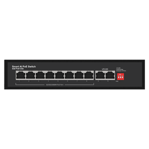 New Arrival 2026 Upgraded 10 <b>Ports</b> Gigabit PoE <b>Switch</b> <b>8</b> PoE <b>Ports</b> 120W Smart AI PoE Watchdog Network <b>Switch</b> For IP Camera - Product Image 1