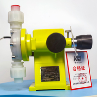 Pompa Dosis Mekanis Diafragma Kimia 100LPH 5Bar Bahan PVDF Pompa Pengukur Cairan Tipe Reciprocating
