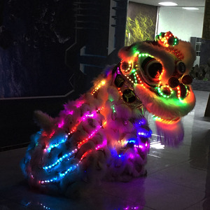 Disfraz de León del Sur de Foshan con Luces, Danza del León Folclórica China Tradicional para Halloween, Navidad y Año Nuevo - Product Image 6