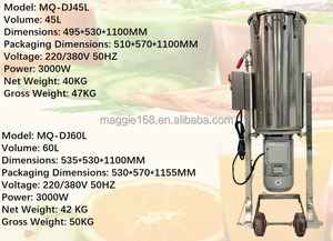 Broyeur <span class=keywords><strong>de</strong></span> fruits et légumes automatique <span class=keywords><strong>de</strong></span> grande capacité 45L, en acier inoxydable, 3000W, haute productivité - Product Image 3