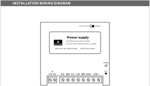 12V điều khiển điện mặt & Palm công nhận kiểm soát truy cập thiết bị công cụ cài đặt truy cập sinh trắc học sản phẩm - Product Image 3