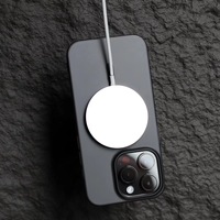 Housse de téléphone antichoc de luxe ultra-mince magnétique translucide givré anti-empreintes digitales pour iPhone 16 15 14 13 Pro Max Plus