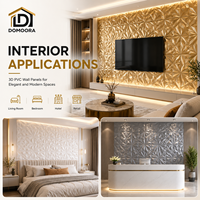 Panel Dinding Relief 3D Arsitektural Domoora ElevatePro - Sistem Dinding Fitur PVC Ringan Tahan Air
