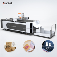 Máquina de Corte CNC para Cartón Blanco AOL, Plotter de Cama Plana con Alimentación Automática y CCD, 3 Años de Garantía