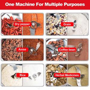 เครื่องบดผงไฟฟ้าความเร็วสูง Horus HR-08A 400 กรัม 1800 วัตต์ สำหรับใช้ในเชิงพาณิชย์และครัวเรือน บดเครื่องเทศและสมุนไพรได้อย่างรวดเร็ว - Product Image 4