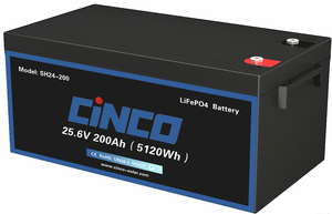 SH24-100 lifepo4/baterai Surya lithium, 25.6V 100AH 2,56 kWh untuk sistem daya penyimpanan tenaga surya dengan garansi 3 tahun - Product Image 2